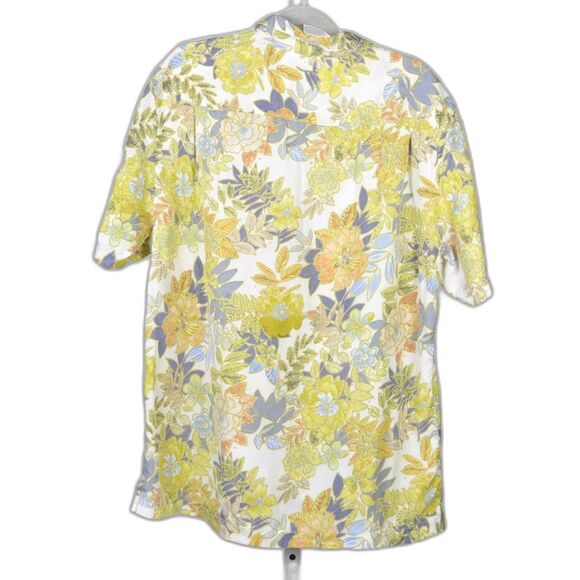 Tommy Bahama Hawaiian Short Sleeve Button Down Camp Shirt Size Lg - Picture 2 of 3